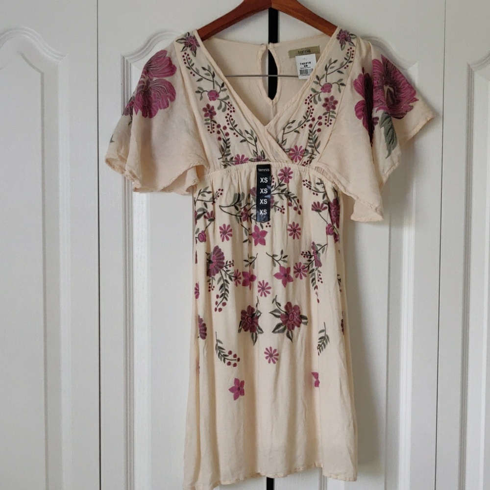 Tennis Cotton dress / swimming cover up